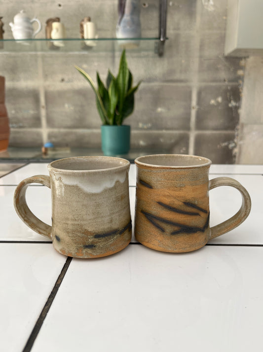 Tazas gres "cobre"